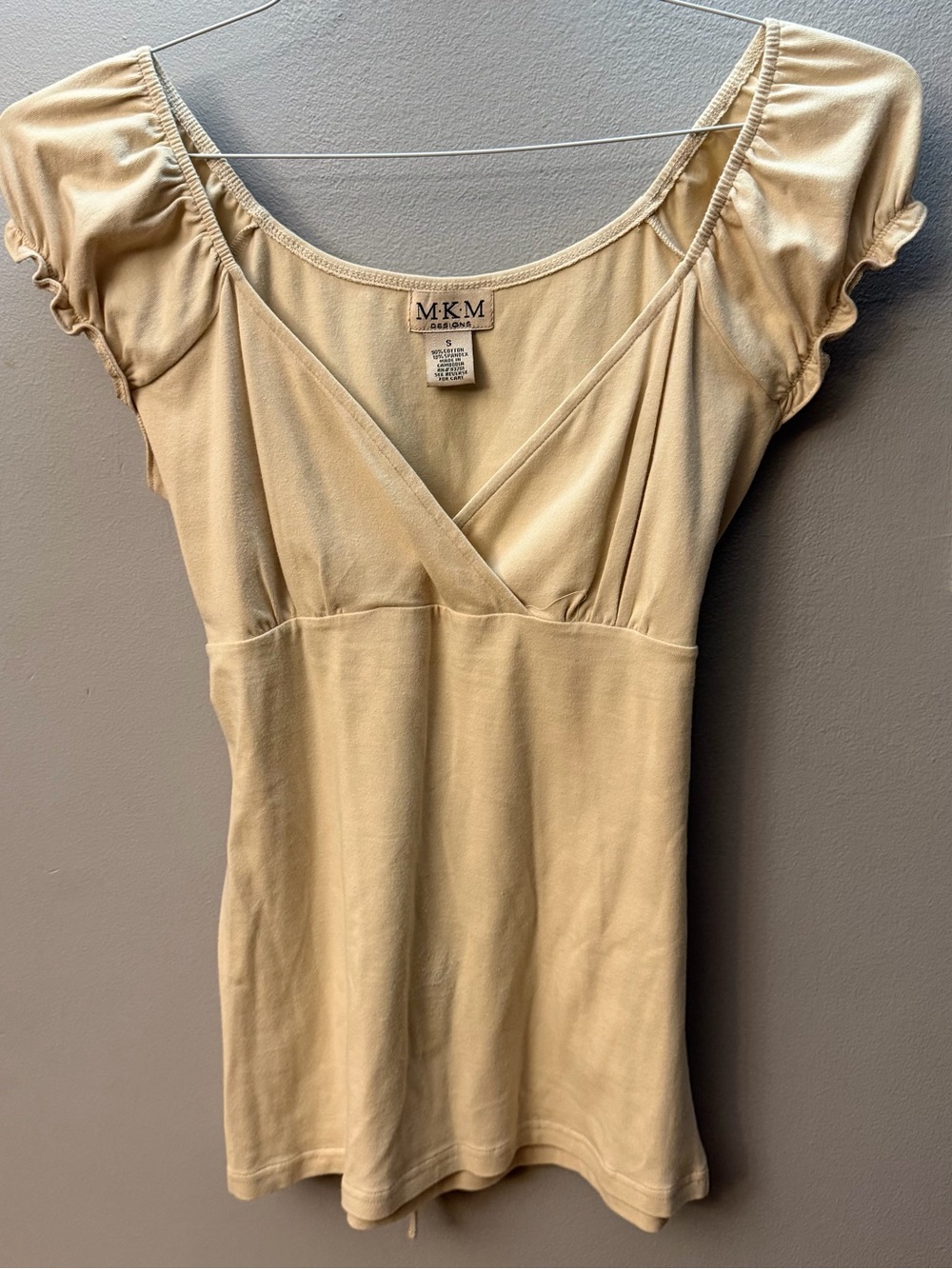 Vintage Y2K short sleeve babydoll top MKM Designs